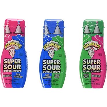 Warheads Super Sour Double Drops, 30 ml, Pack Of 3